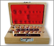 Stainless Steel Metric and Apothecary Weight Set. MODEL TS-121